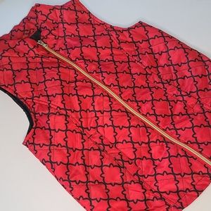 J Khaki printed vest size large